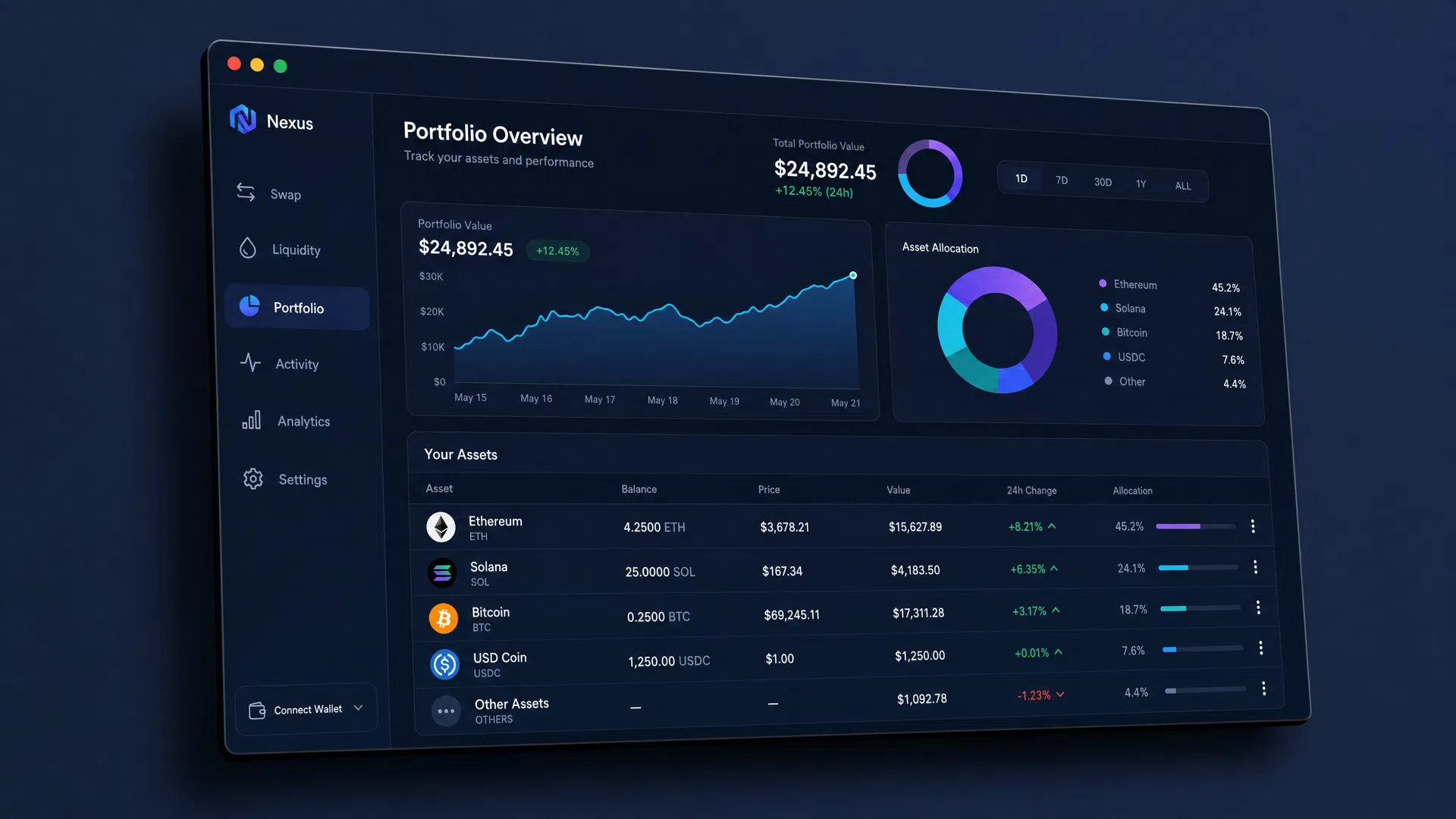 Raydium Portfolio Track Desktop App