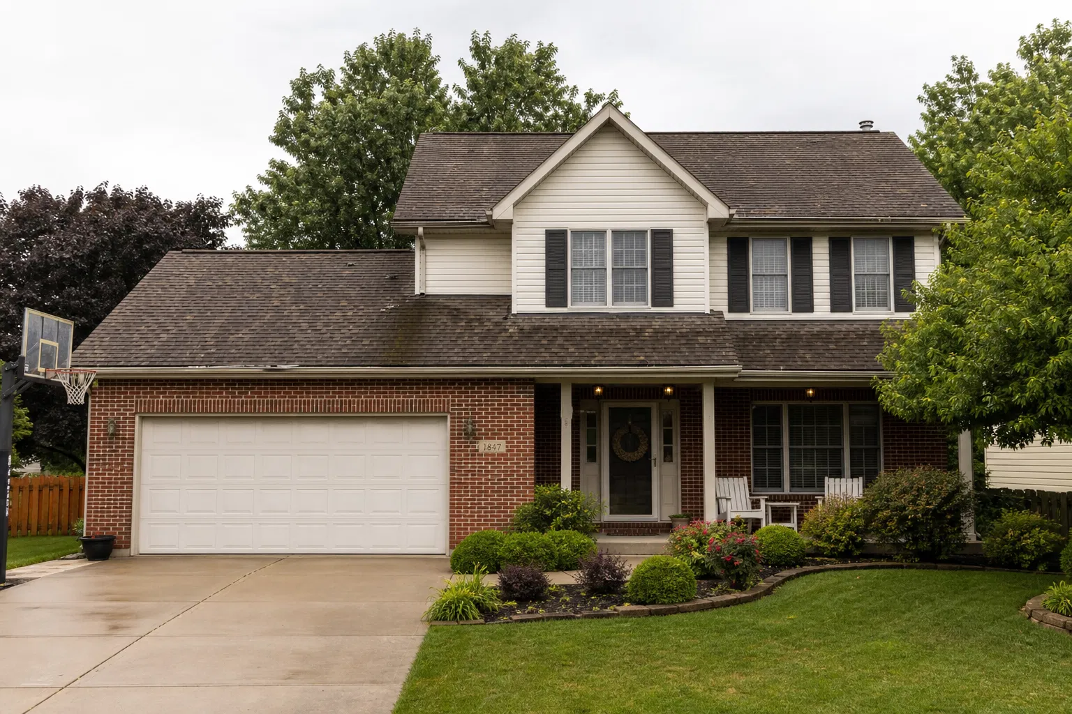 Damaged older roof surface before roof replacement planning