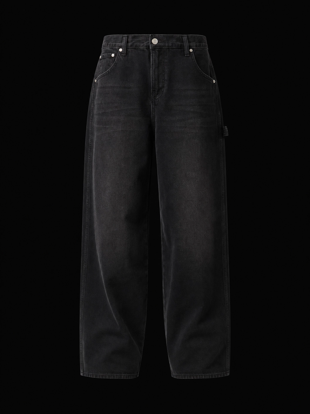 Washed Carpenter Jean — Black