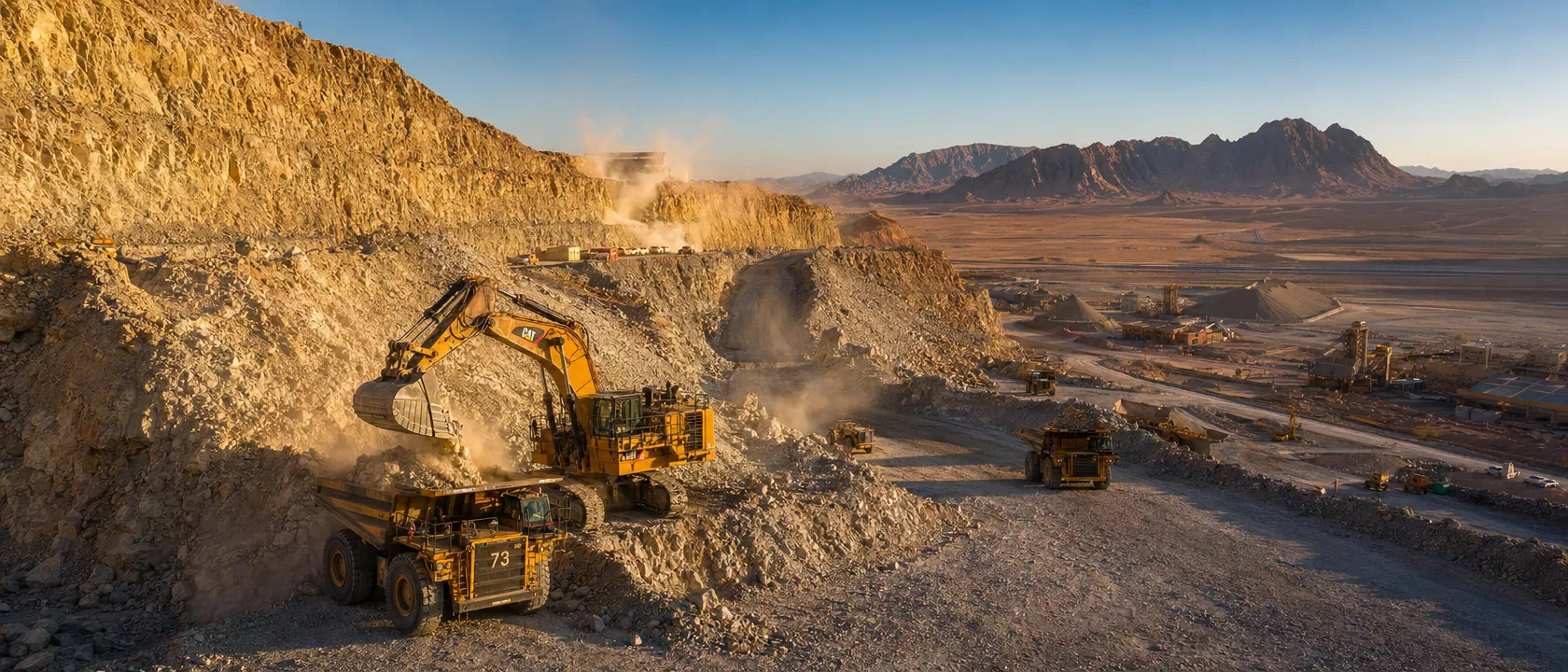 Mining operations in Oman