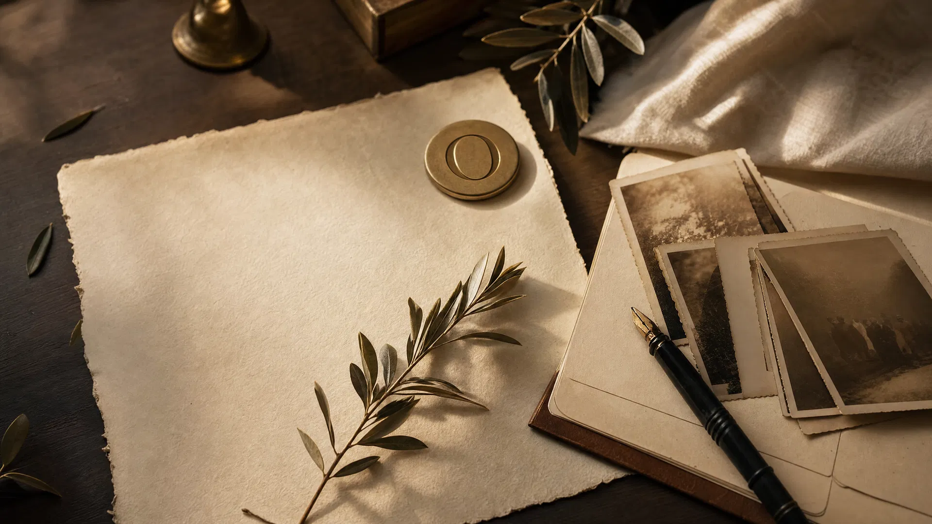 Archival family keepsakes representing the Ollivierre family legacy