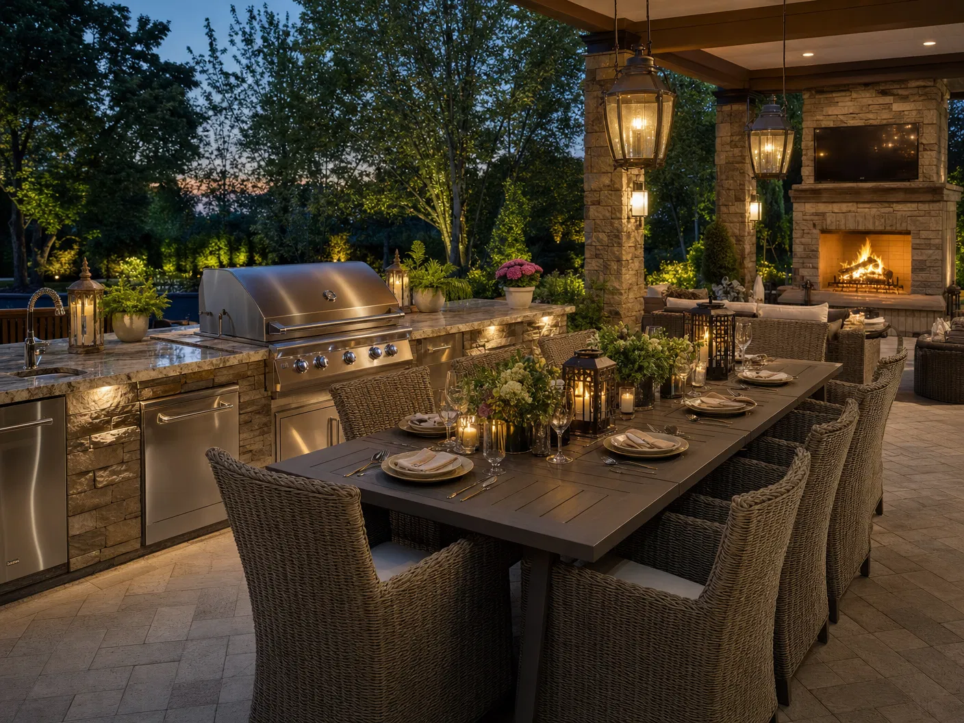 Outdoor Kitchen & Dining