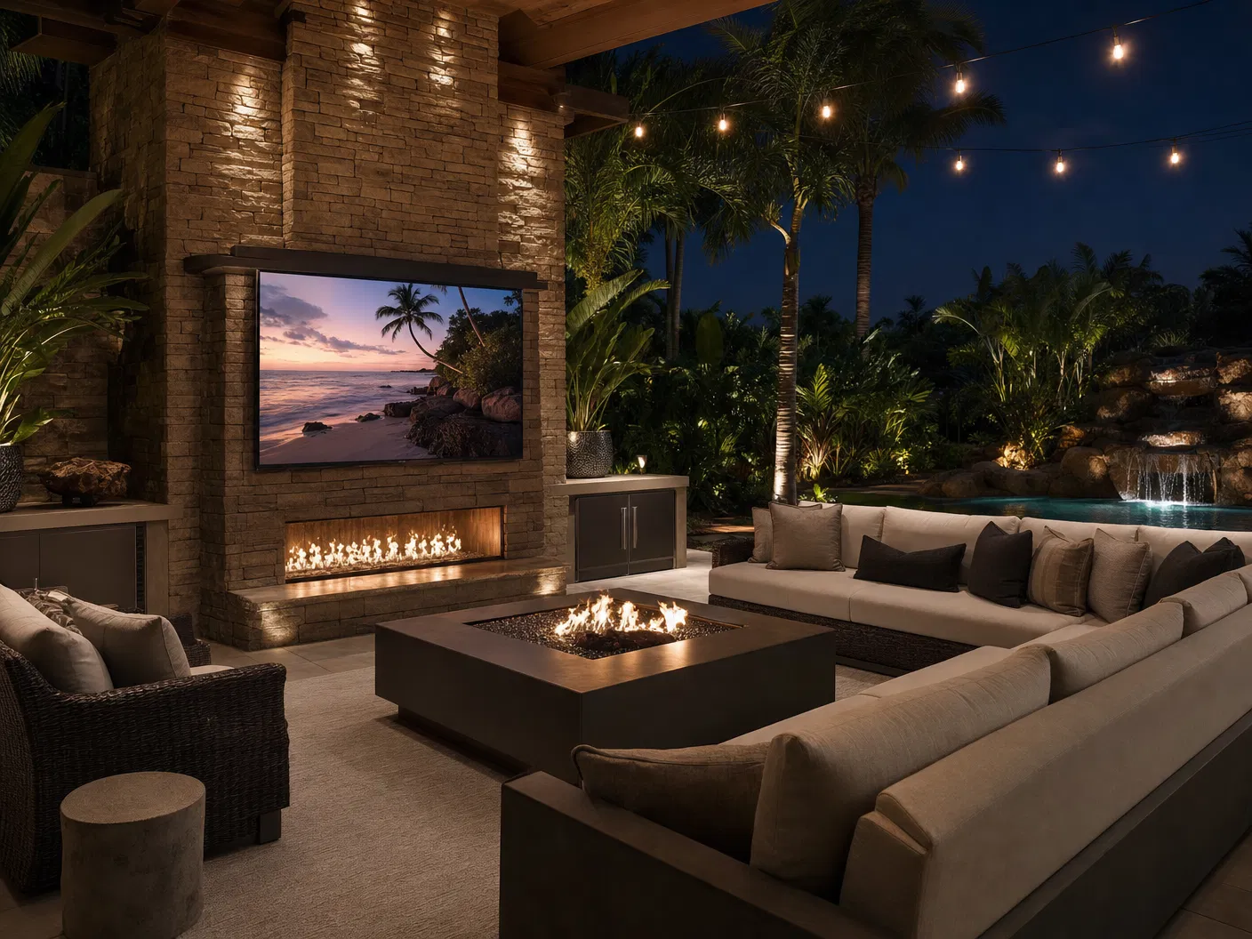 Outdoor Entertainment Room