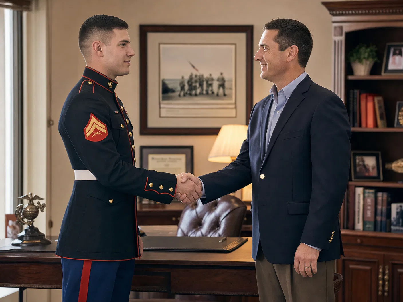 Marine in uniform