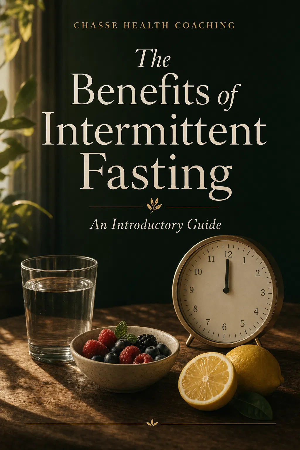 The Benefits of Intermittent Fasting — Chasse Health Coaching Ebook Cover