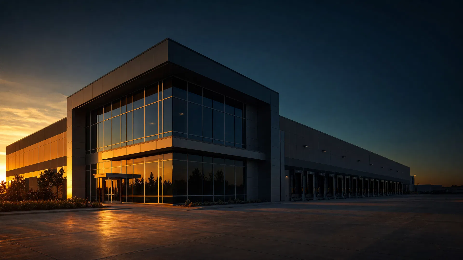 Industrial Warehouse Background