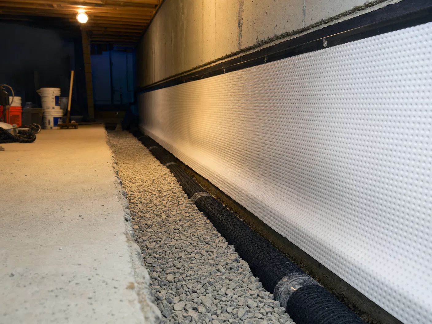 Interior Perimeter Drainage