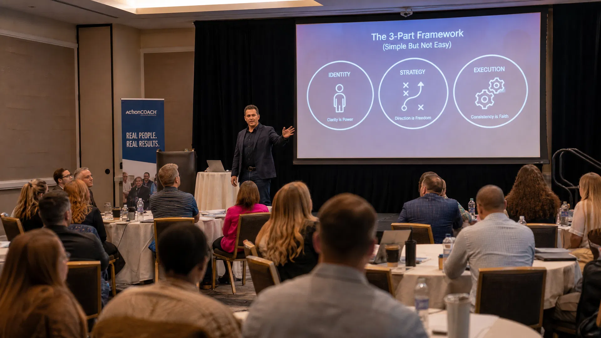 Business workshop and speaking
