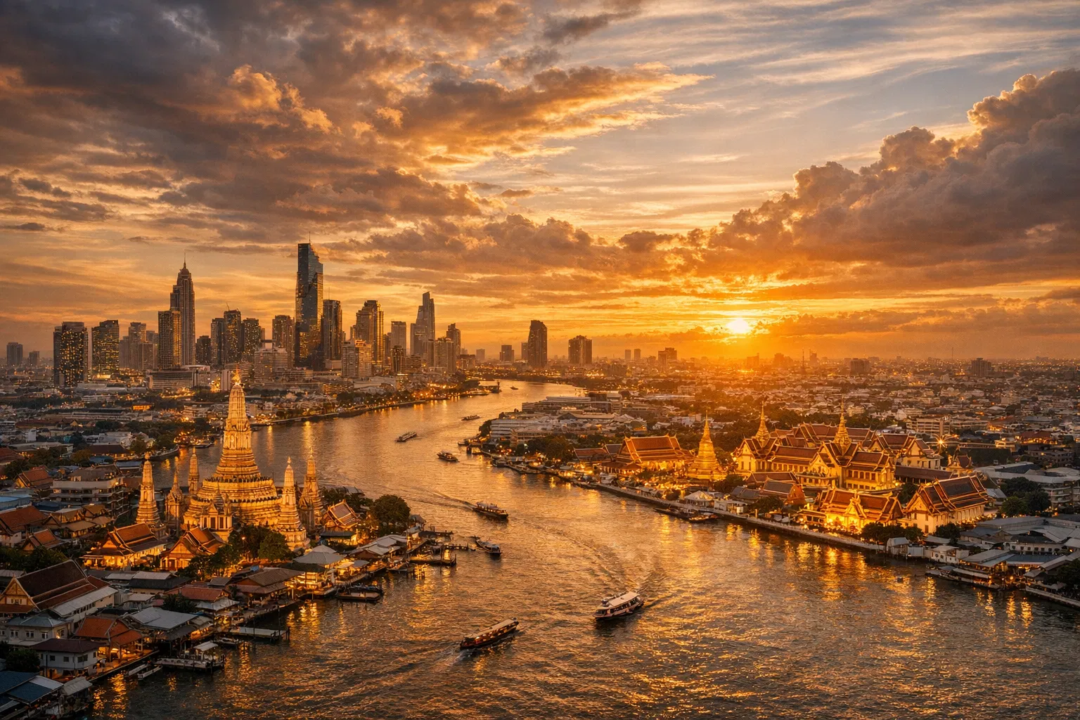 Bangkok aerial view