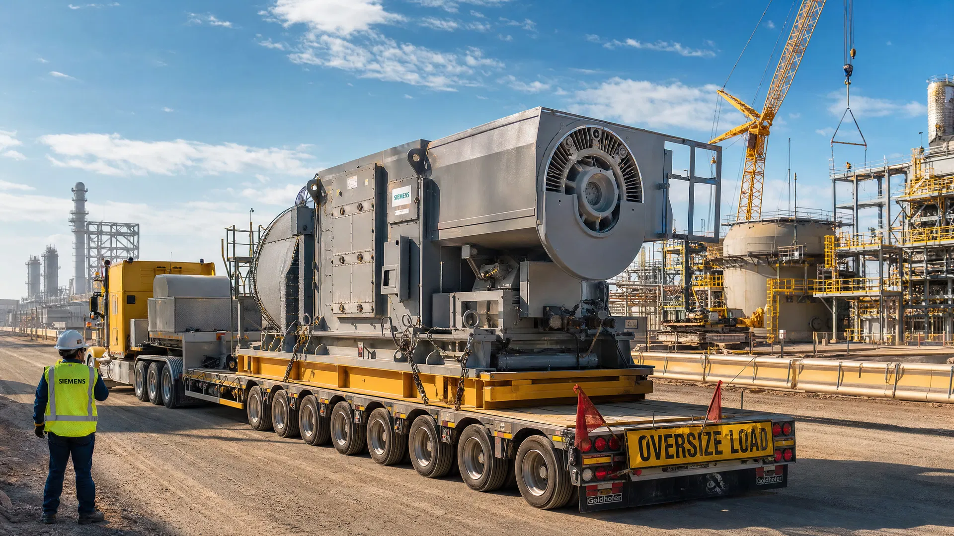 Energy equipment transportation