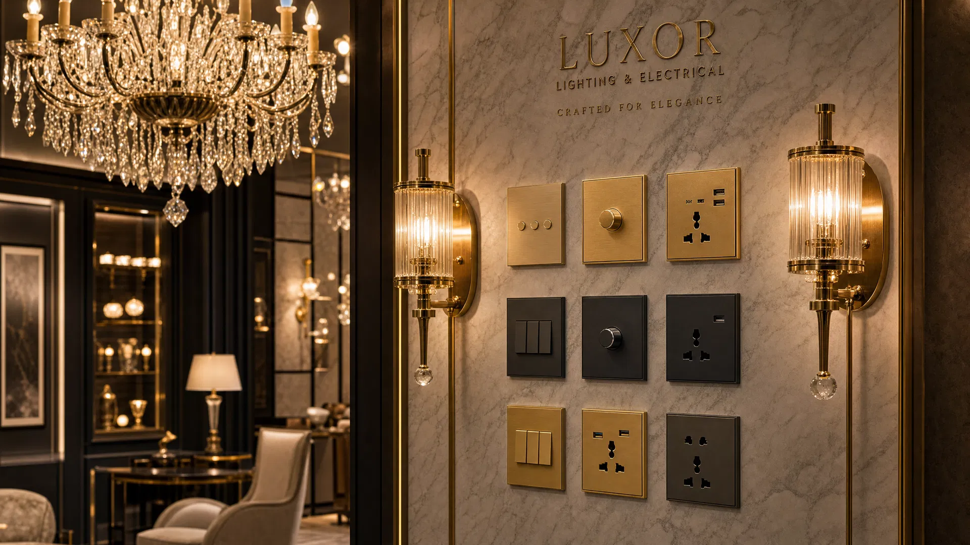 Premium lighting and electrical fixtures