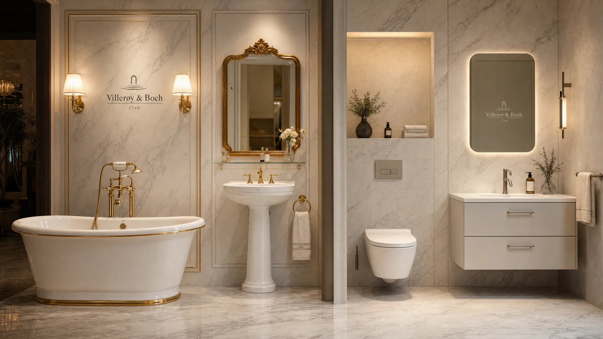 VB and TOTO sanitary ware