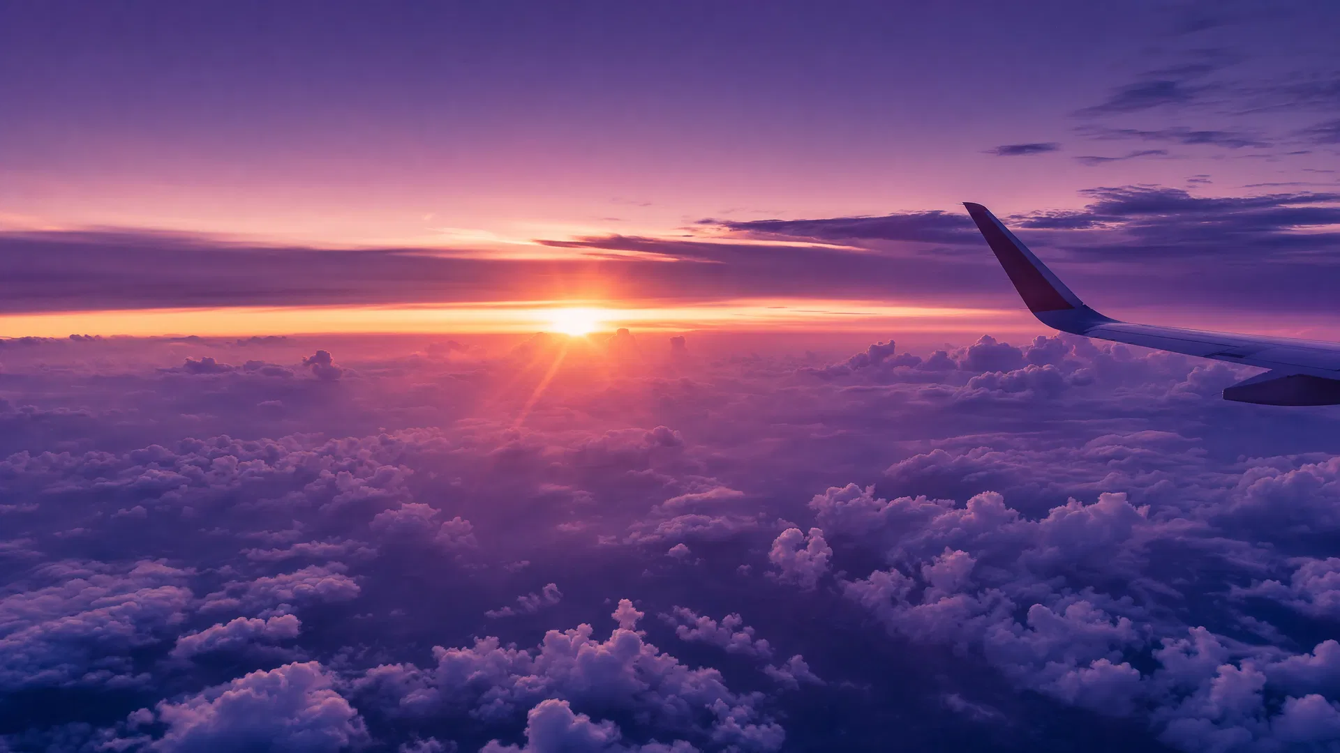 Céu ao entardecer