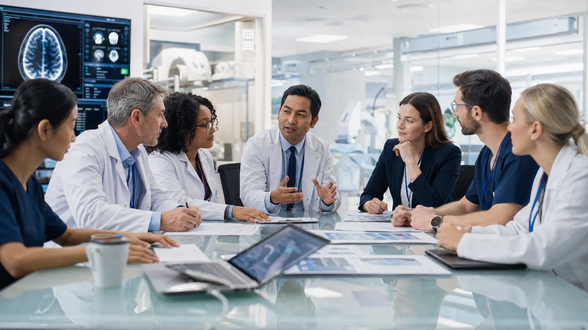Medical research team