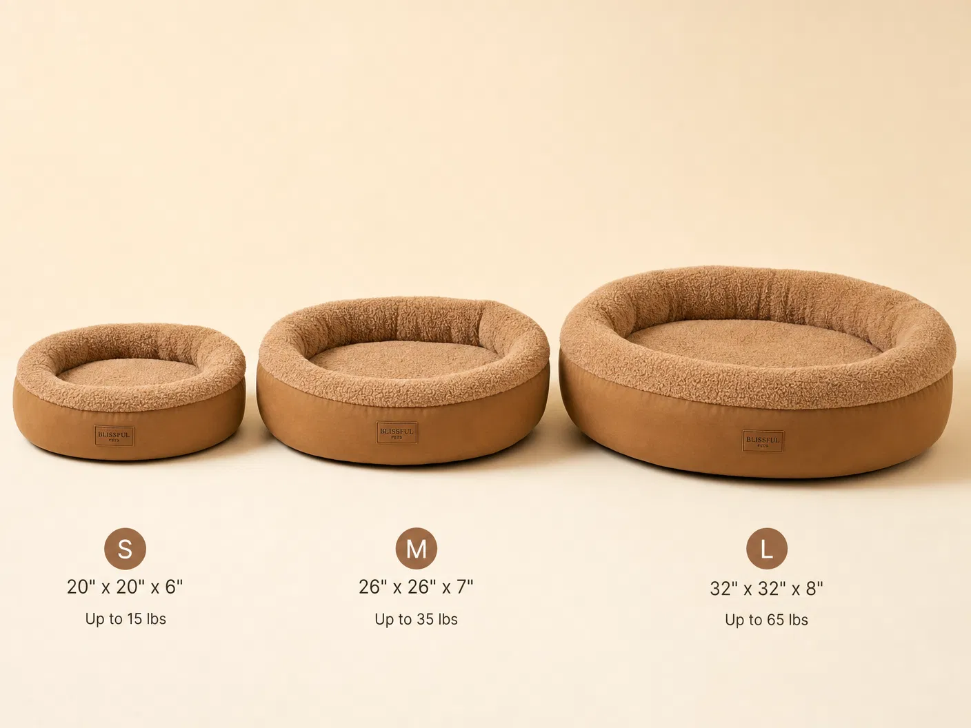 TheRelaxedPup Cloud Bed size comparison