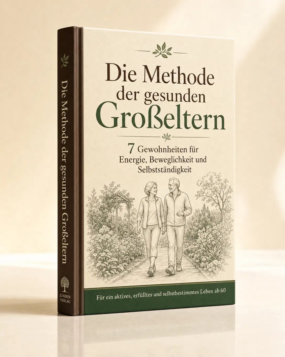 3D-Mockup des Ebooks Die Methode der gesunden Großeltern