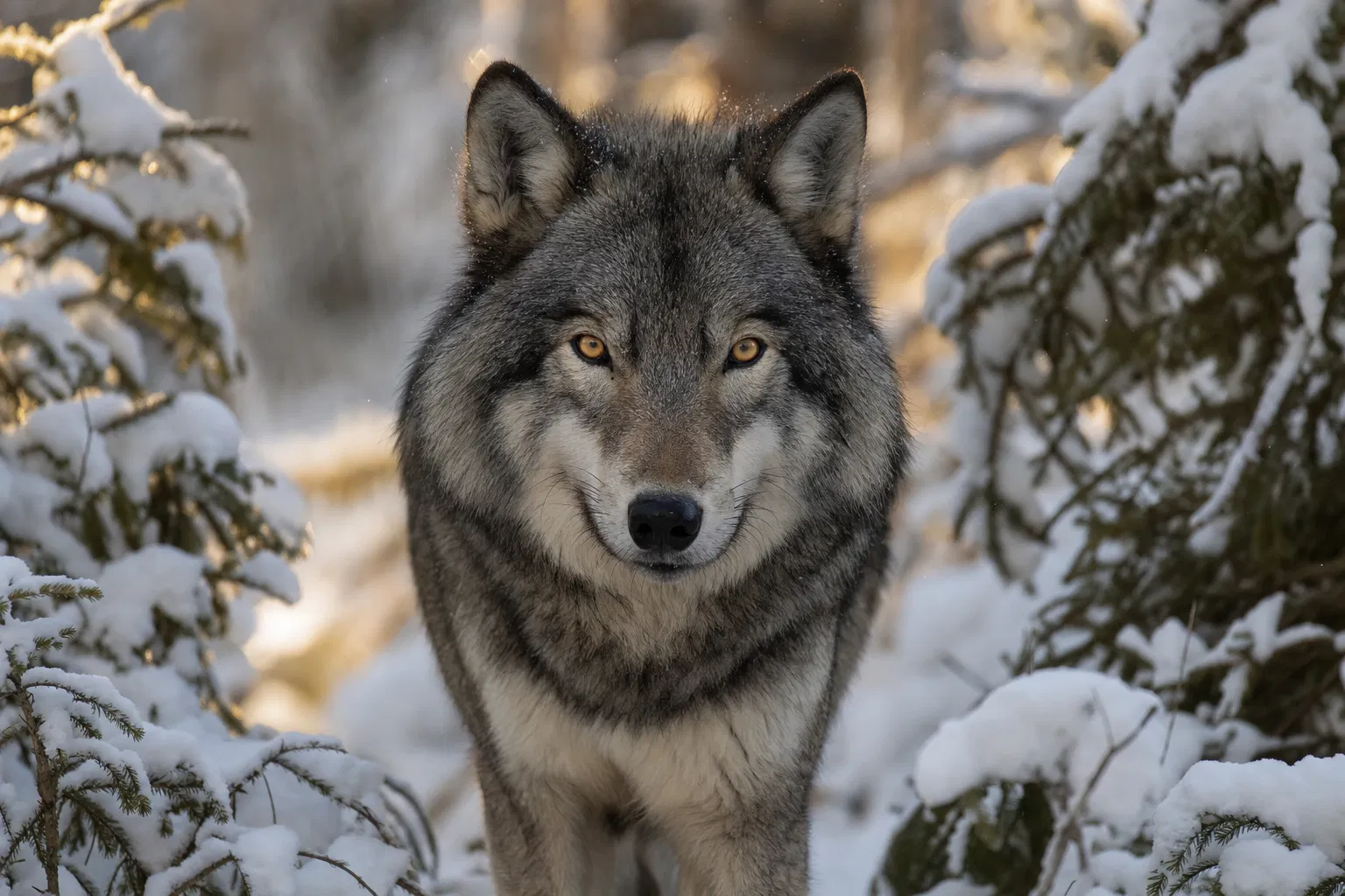 Loup gris