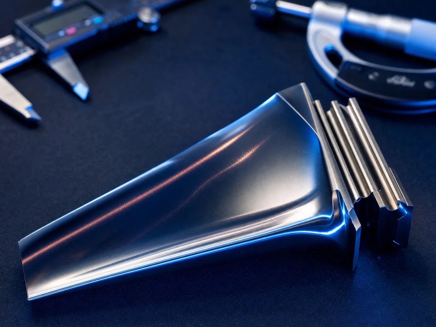Precision-machined aerospace component