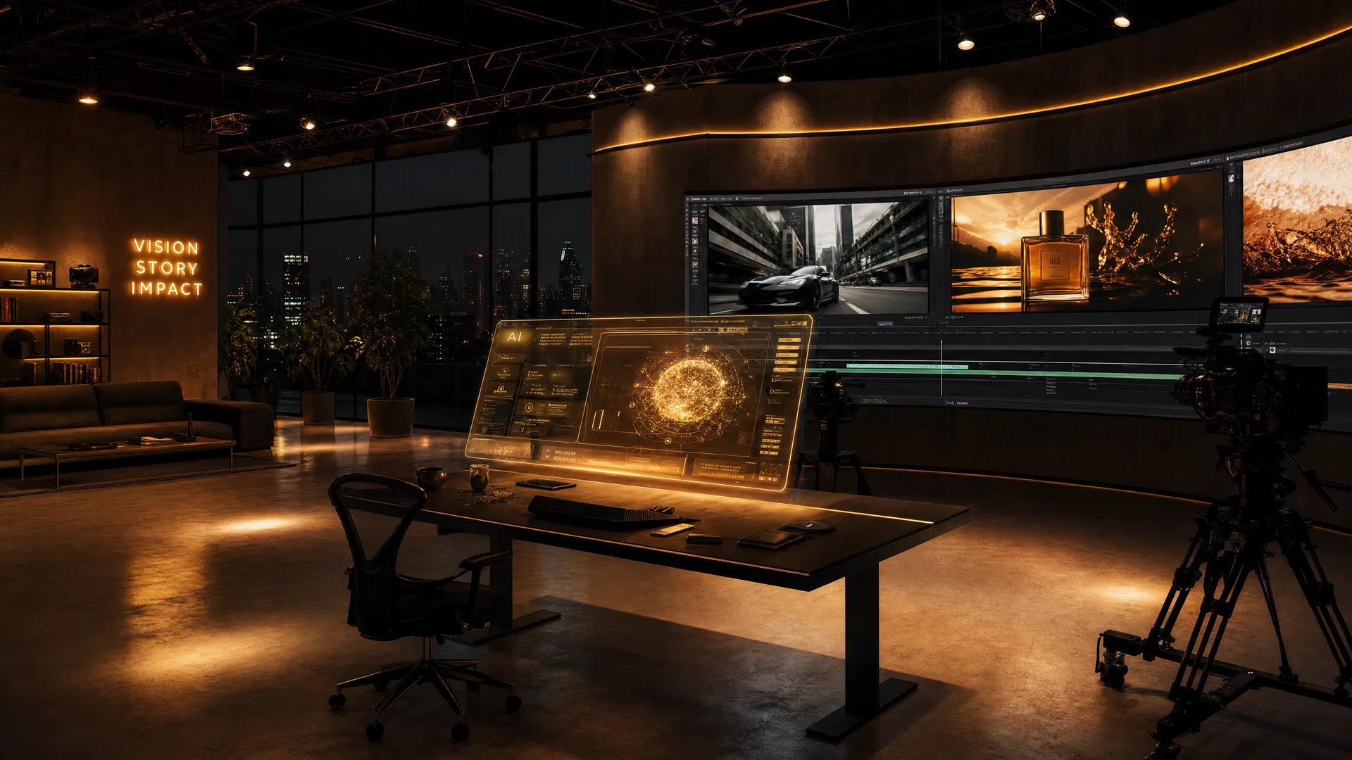 AI video production studio