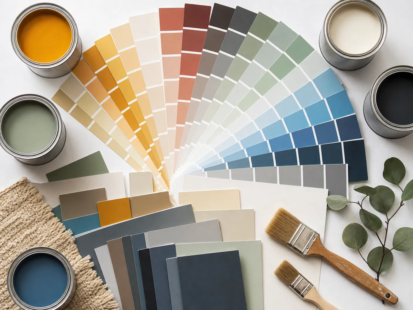 Paint color swatches