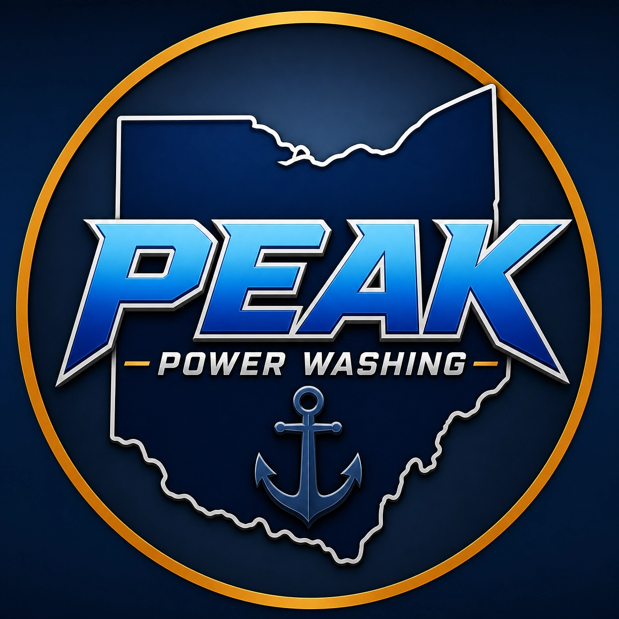 Peak Power Washing Logo