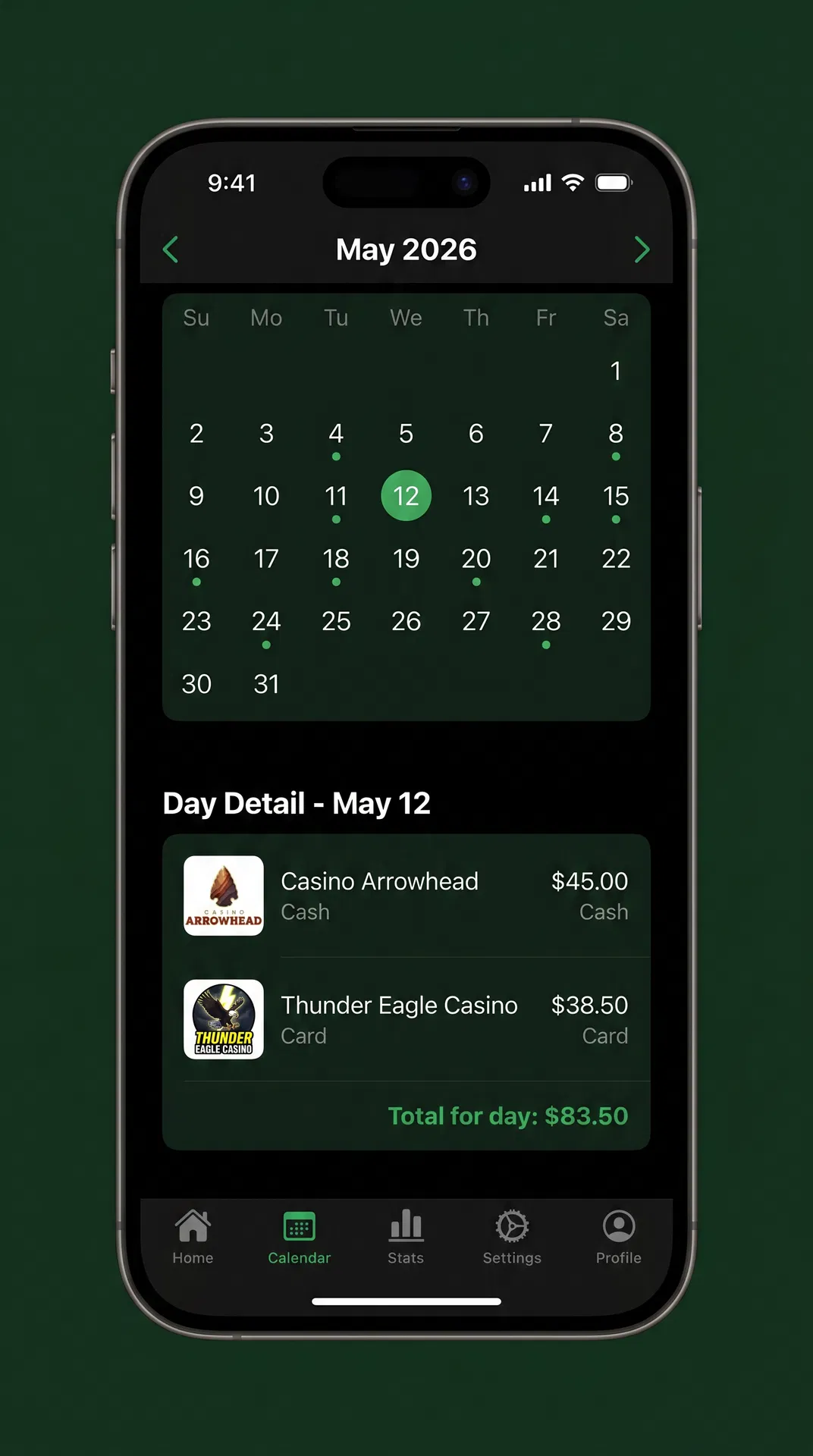 Calendar View