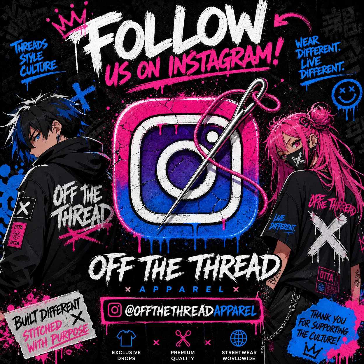 Follow Off The Thread on Instagram