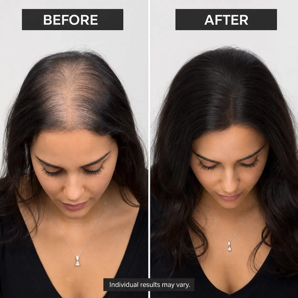 Natasha B. before and after transformation