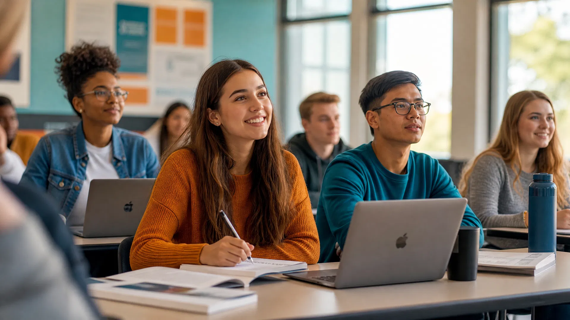 Students in classroom