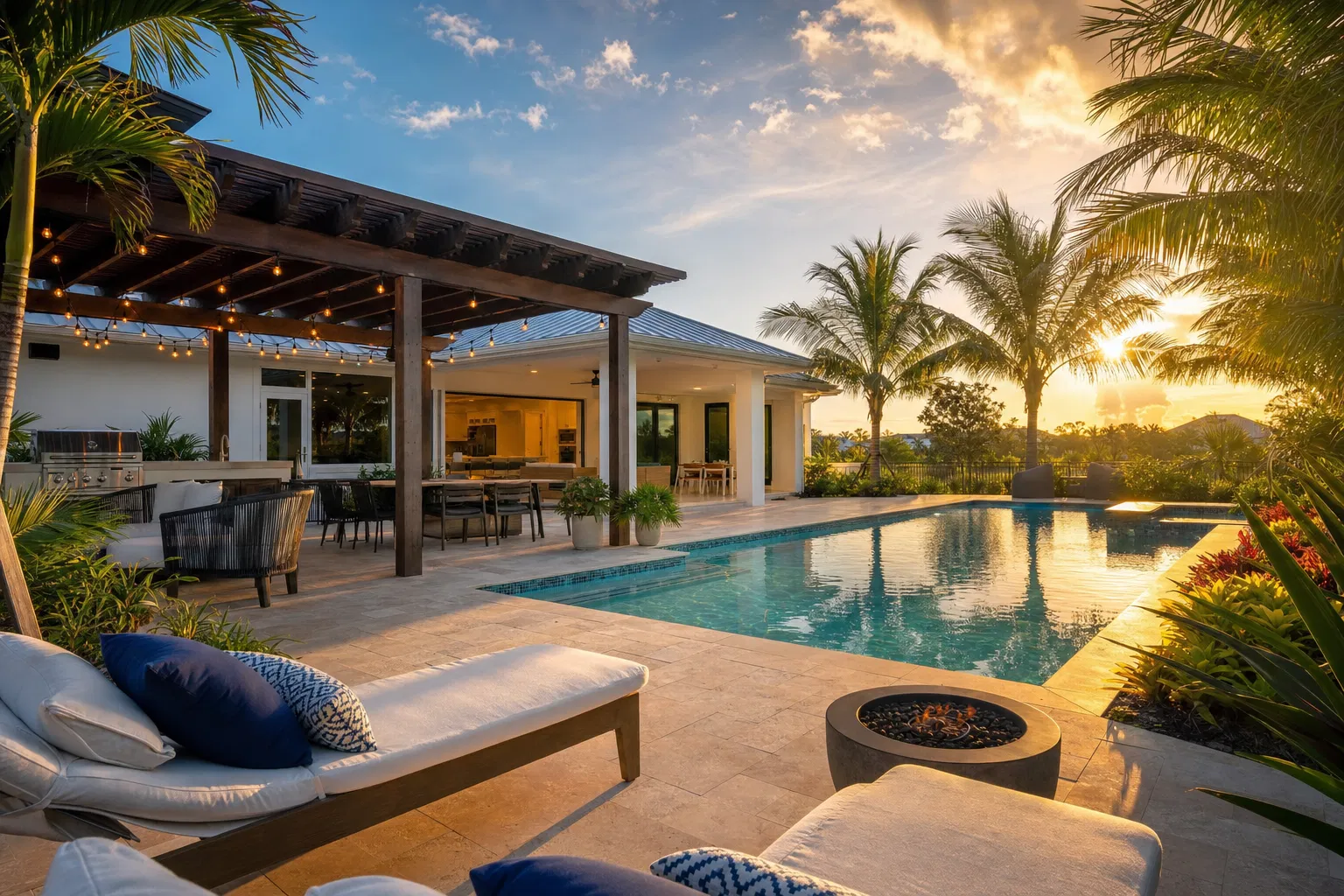 Luxury vacation rental pool