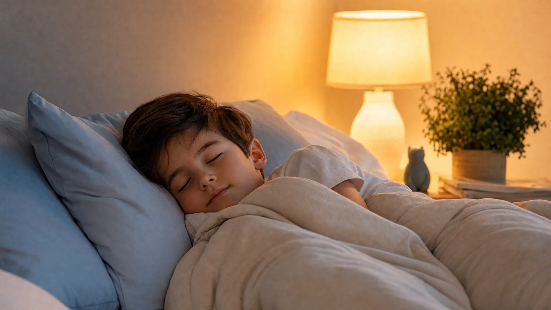 Peaceful child sleeping