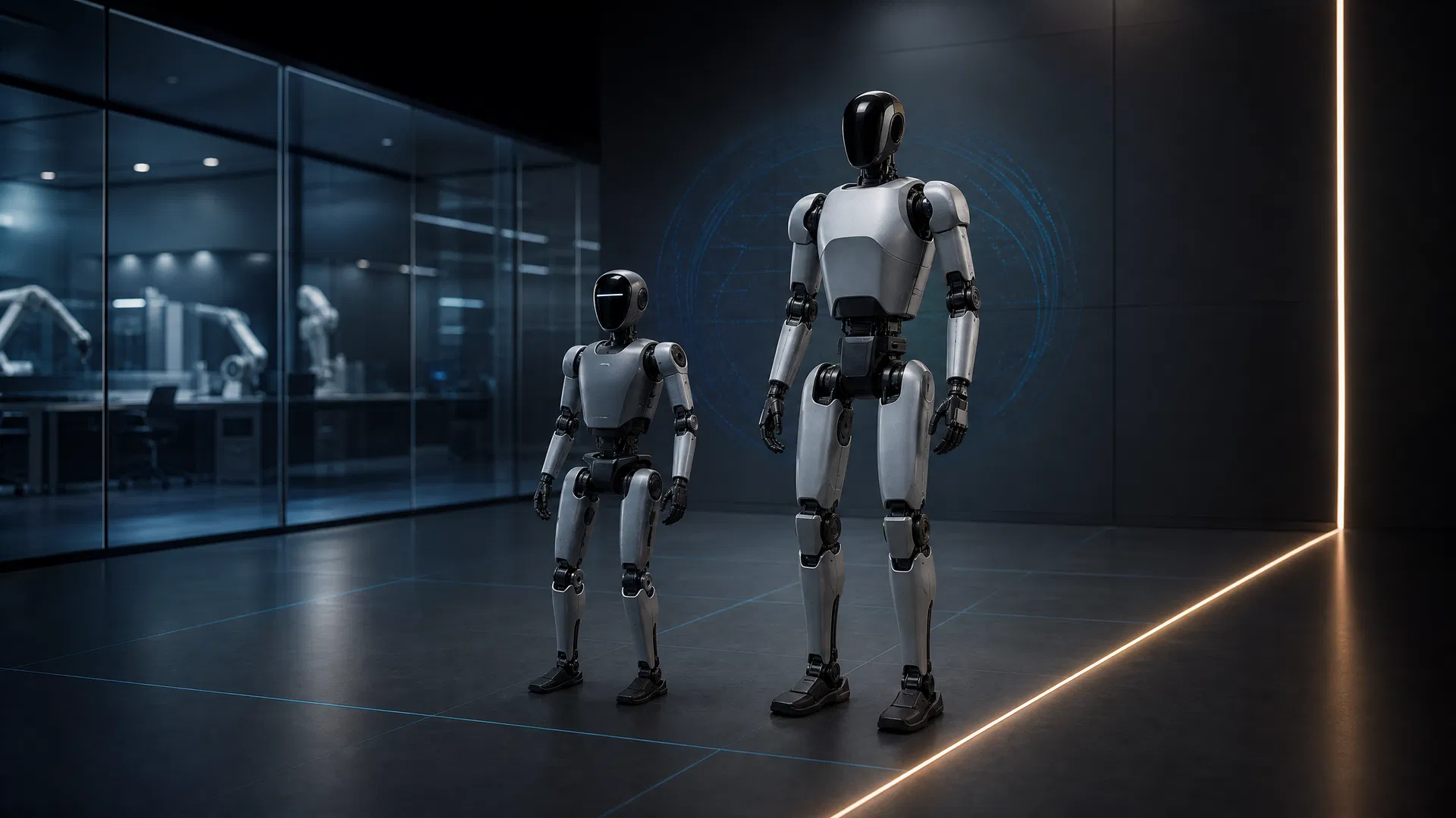 Showroom robotique humanoïde