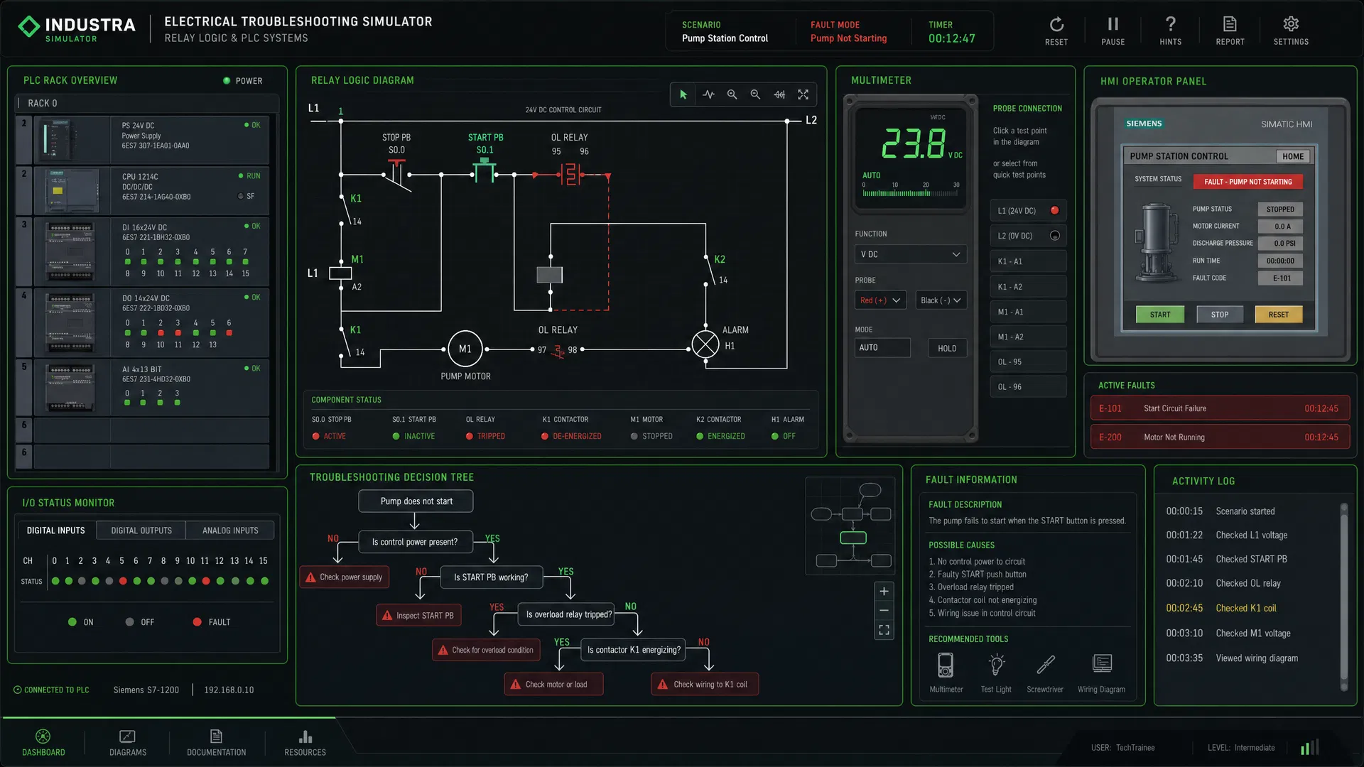 EAS Troubleshooting Simulator