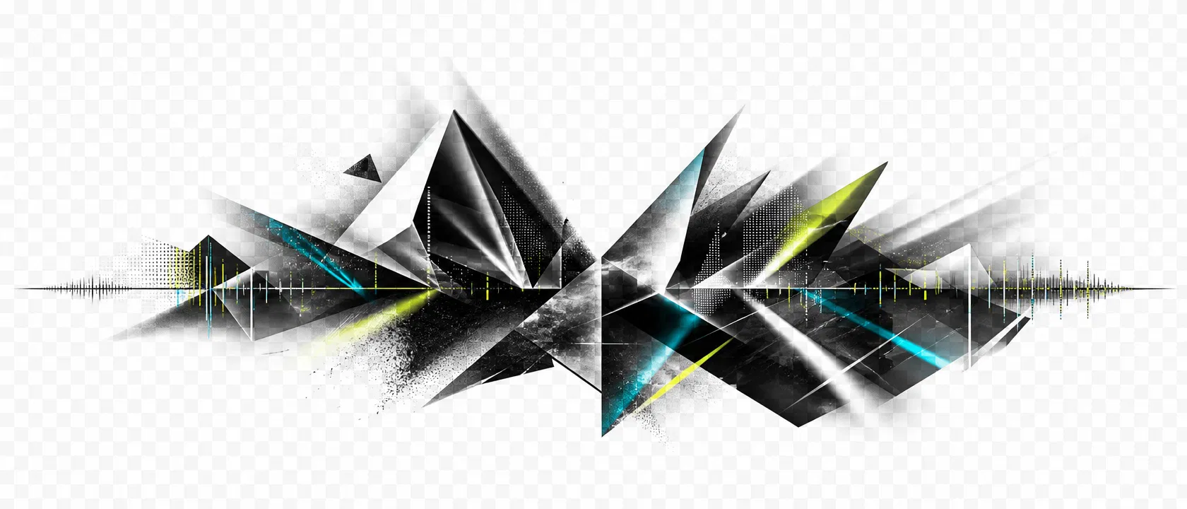 Abstract Diamond Needles waveform divider