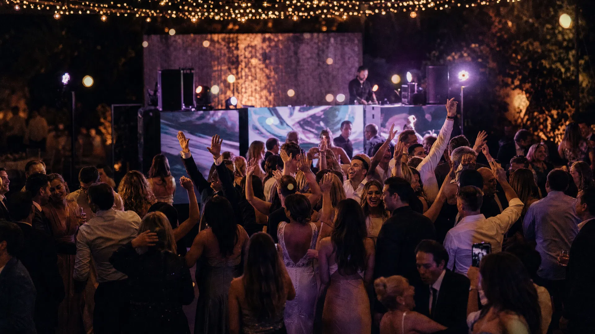 Wedding dancefloor
