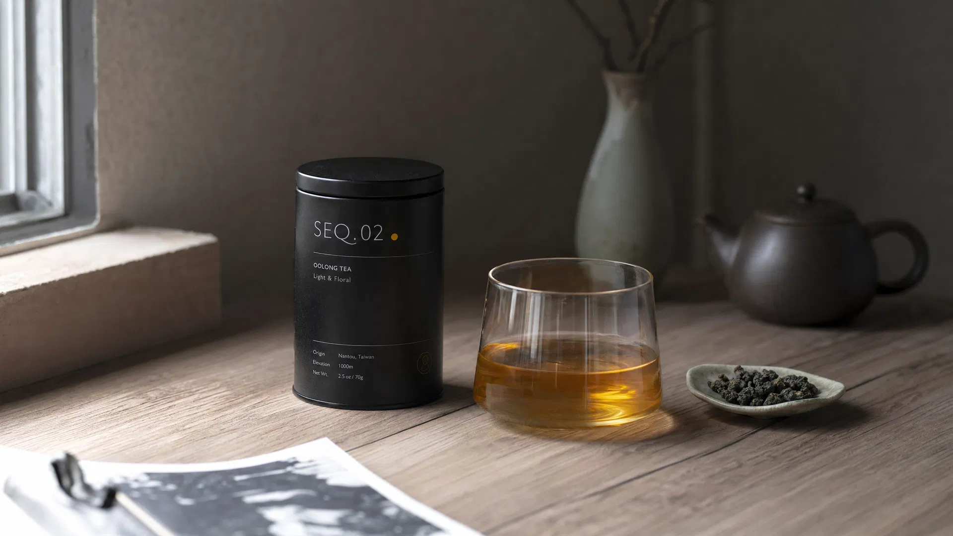 茶序所 SEQ.02 產品包裝與茶湯