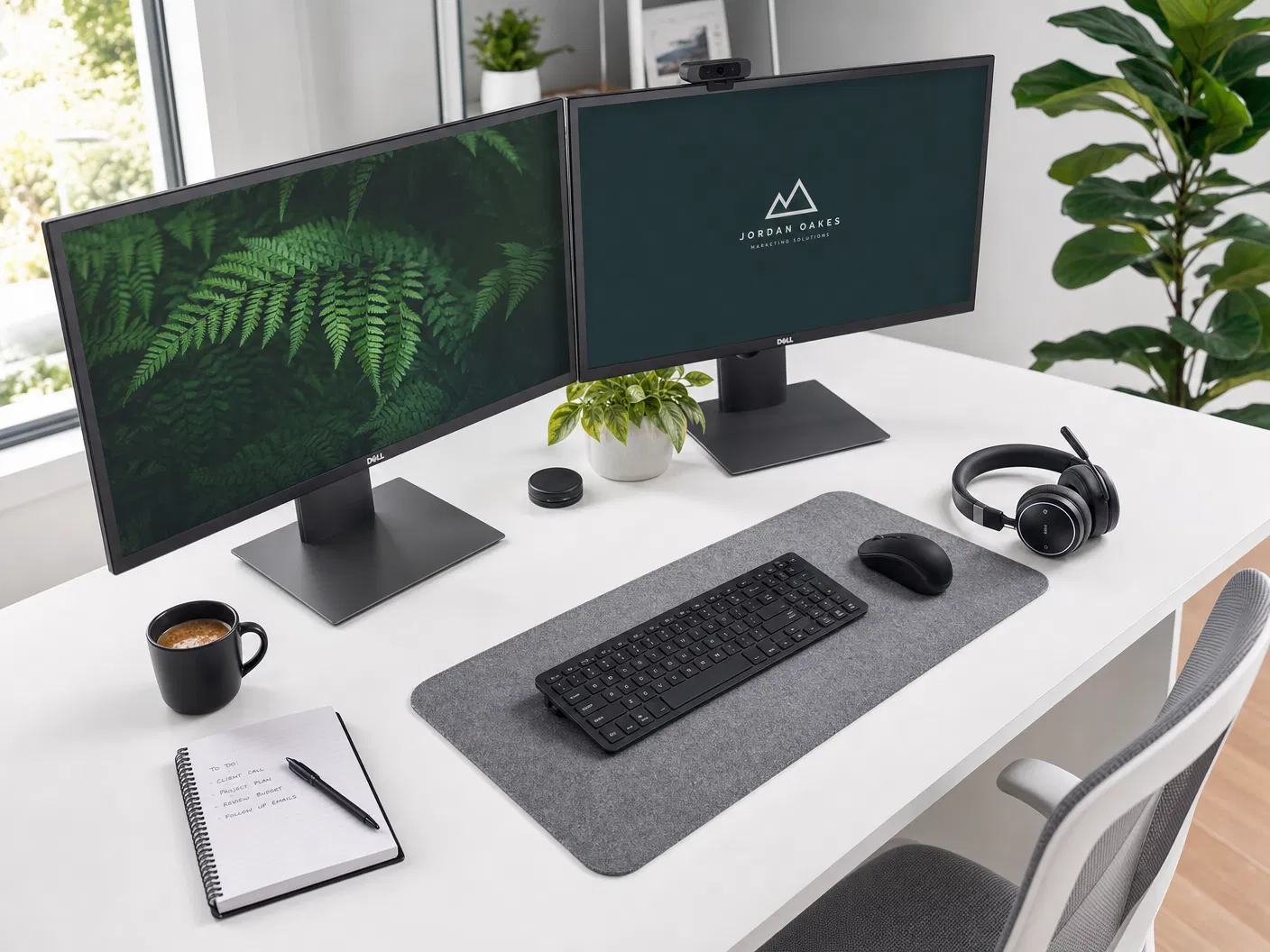 Home office setup