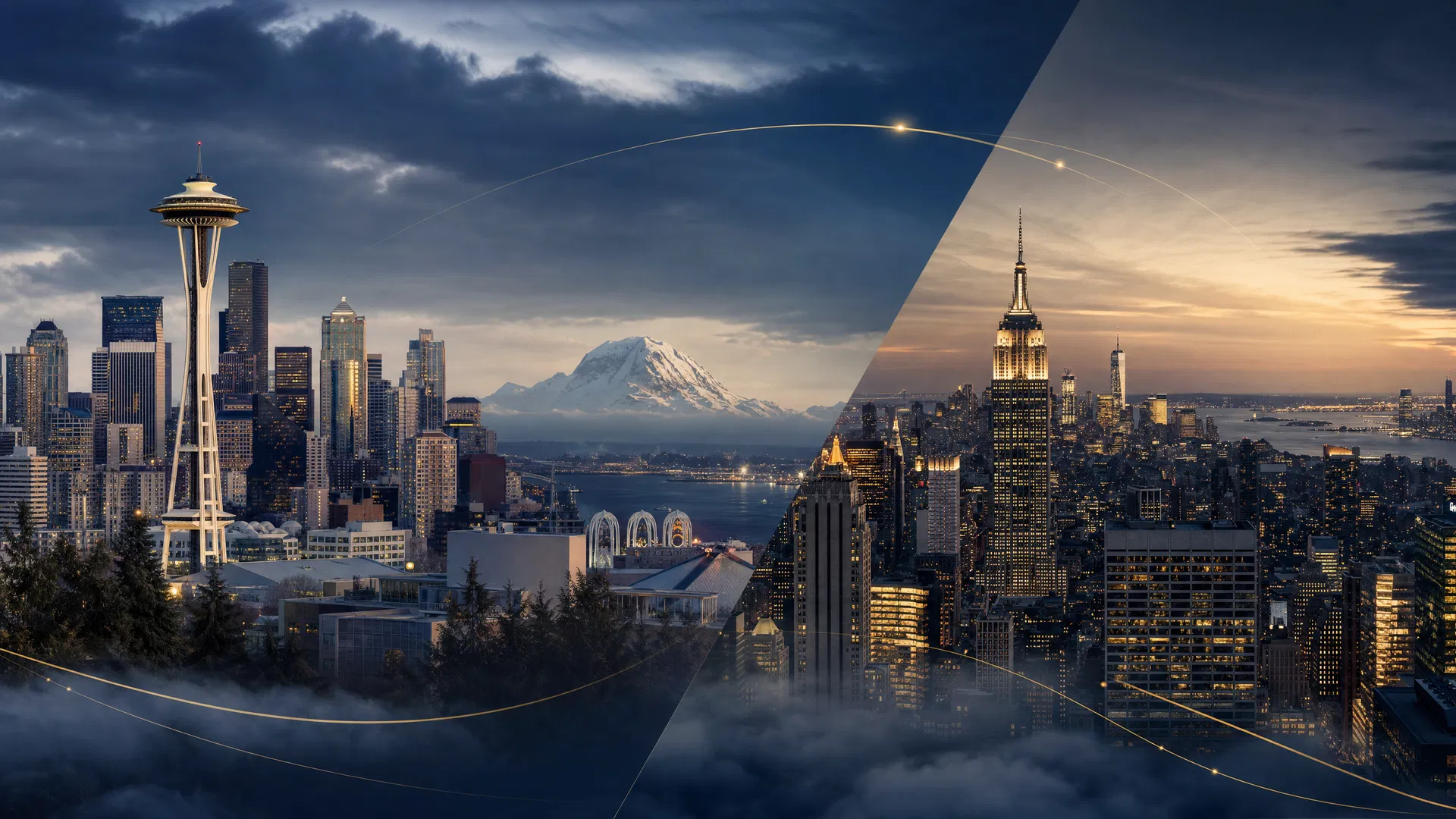 Seattle · New York · hành trình nối bờ