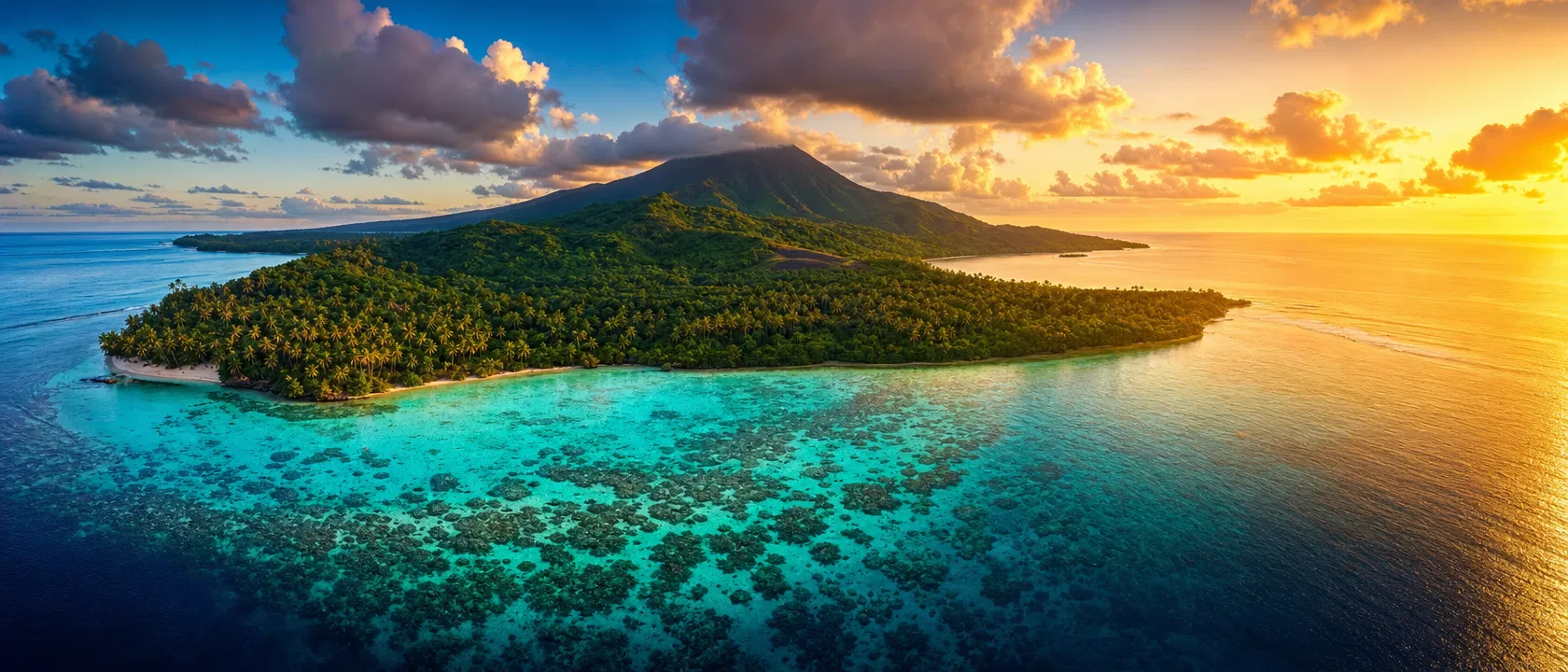 Vanuatu aerial view
