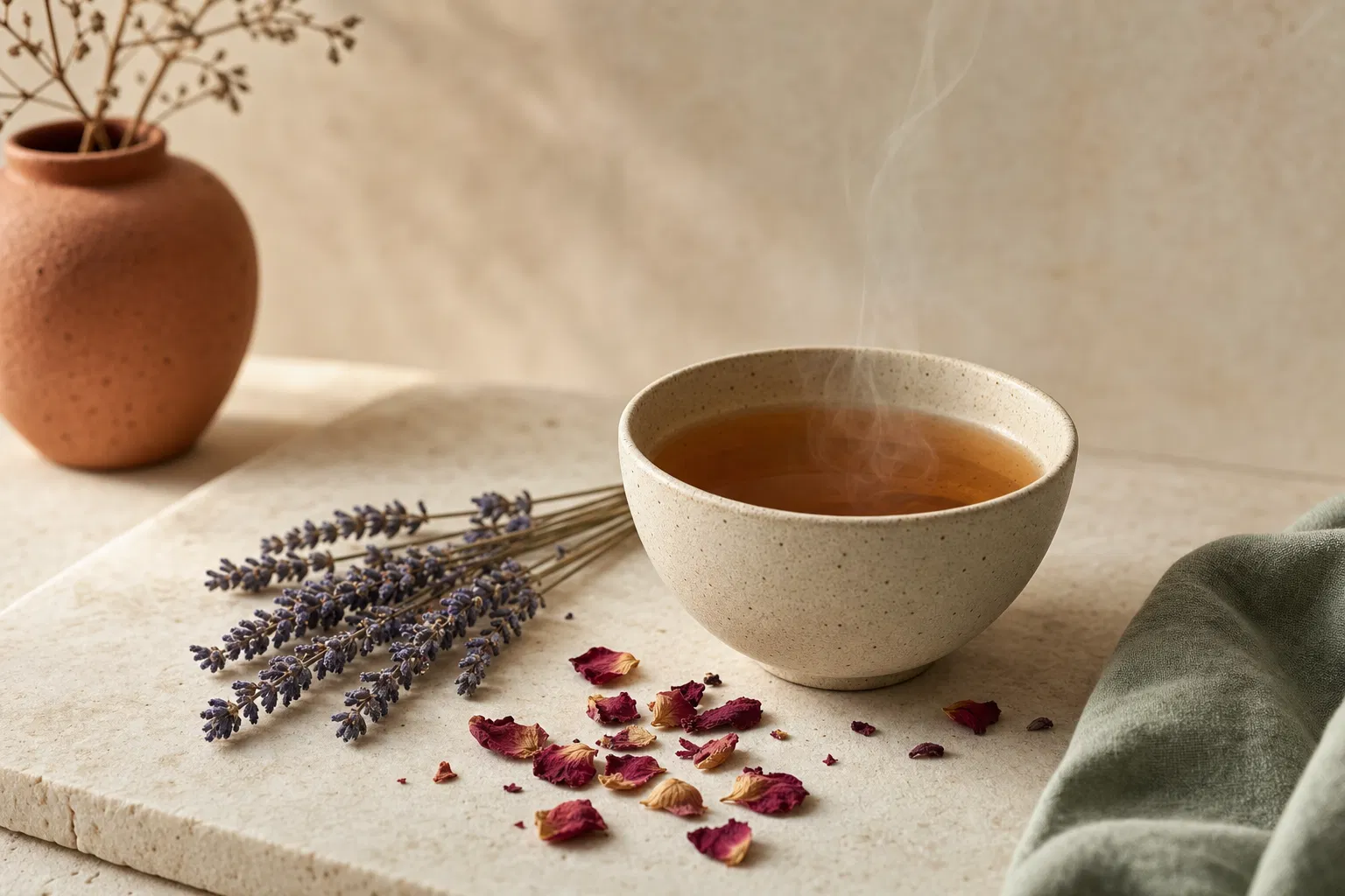 Rosacea triggers: te og botaniske elementer