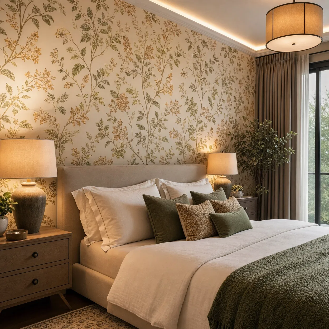 Premium wallpaper installation