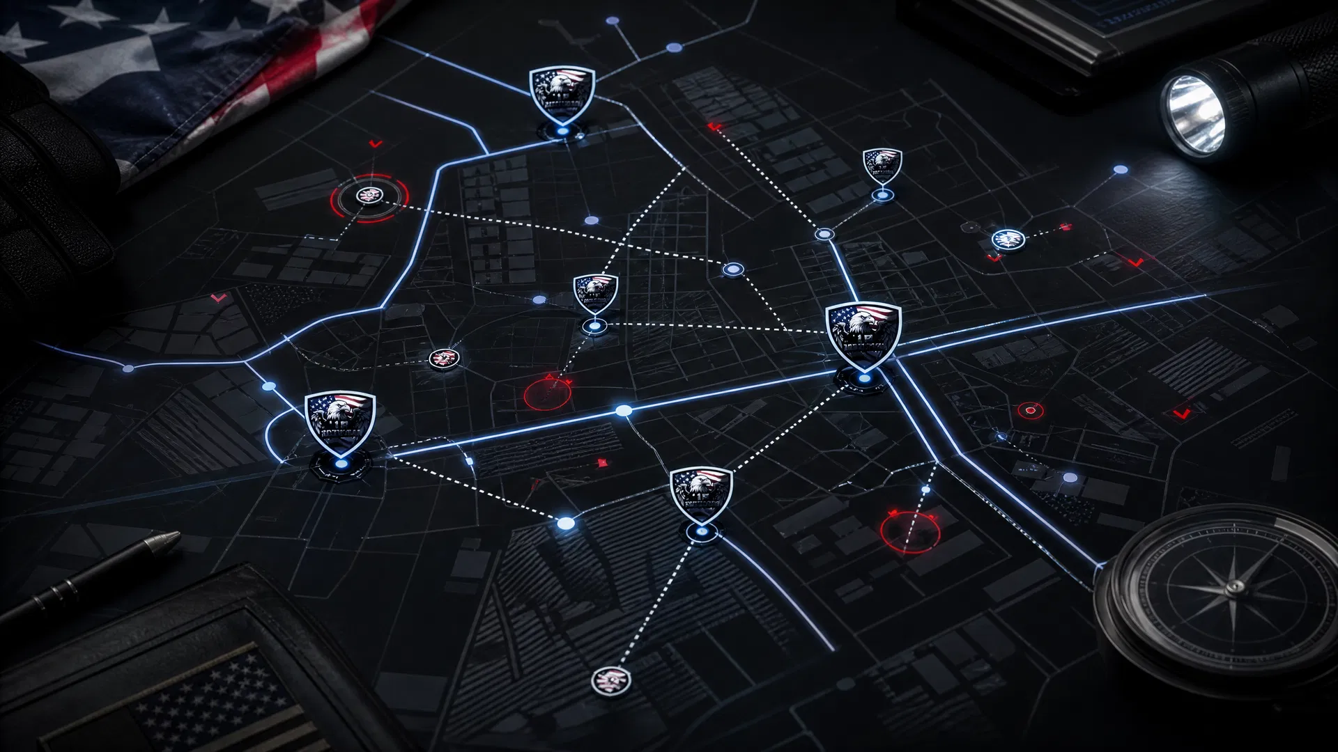 Abstract operations map for security planning