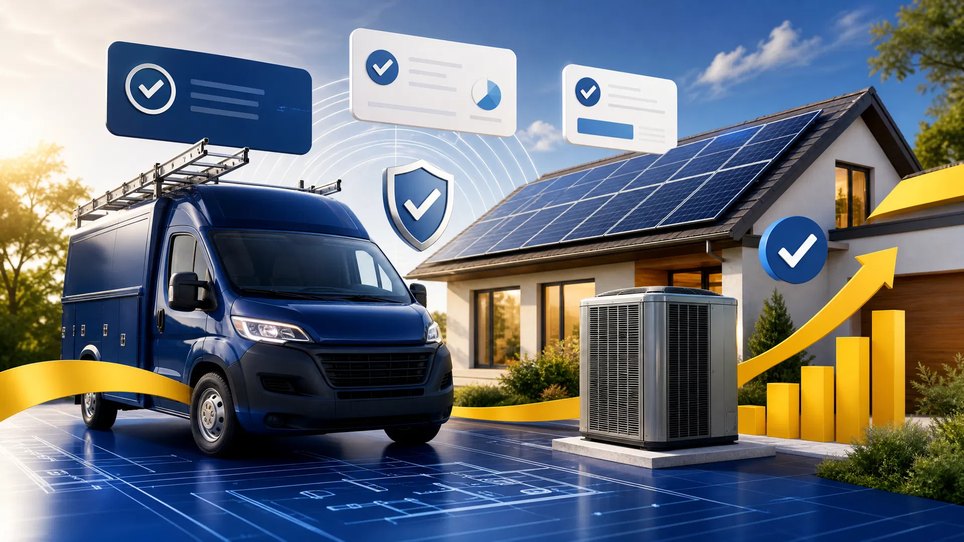 Financing and installation service visual