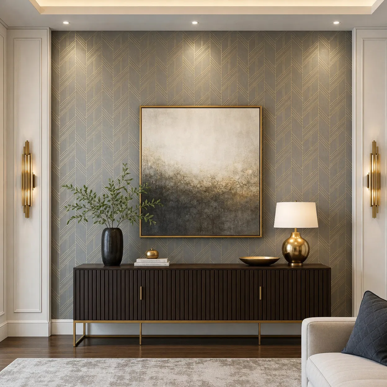 Accent wall installation