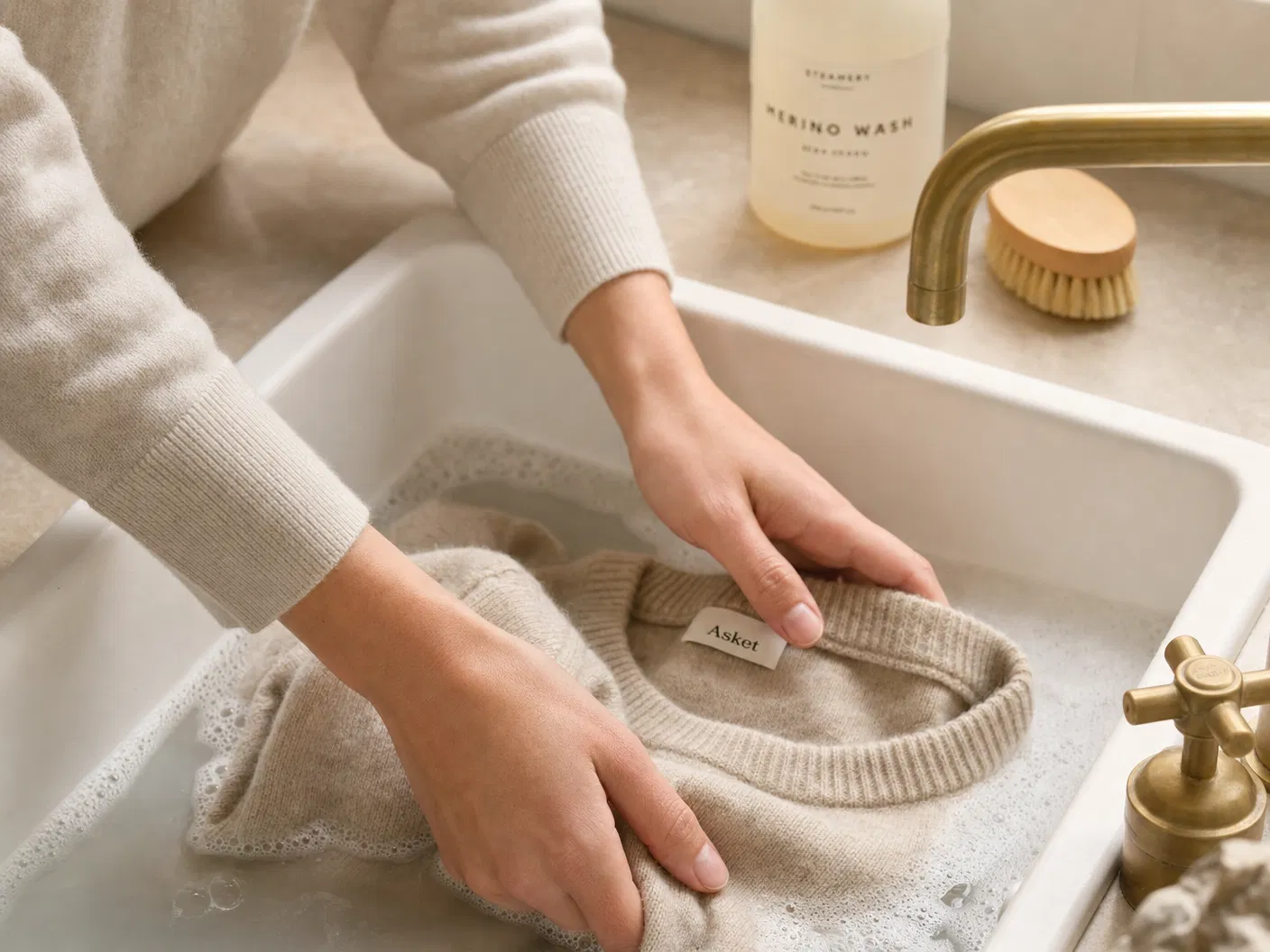 How to wash wool