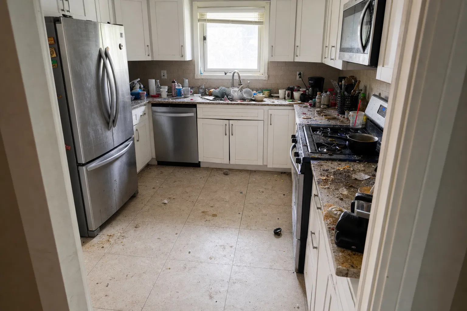 Kitchen Deep Clean - Before