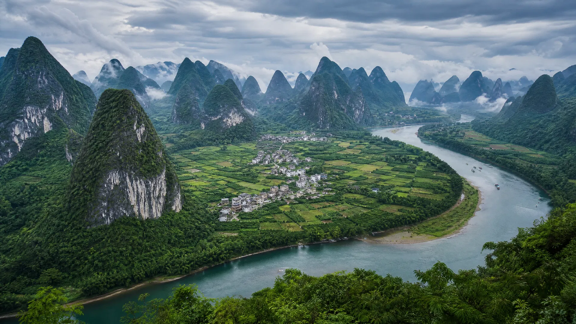 Guilin karst mountains