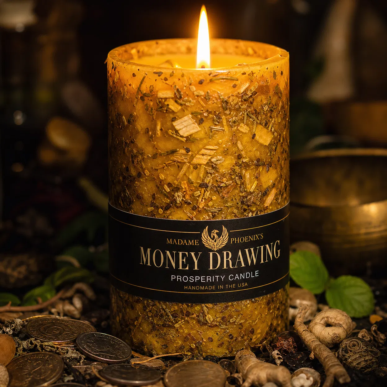 Money Drawing Candle