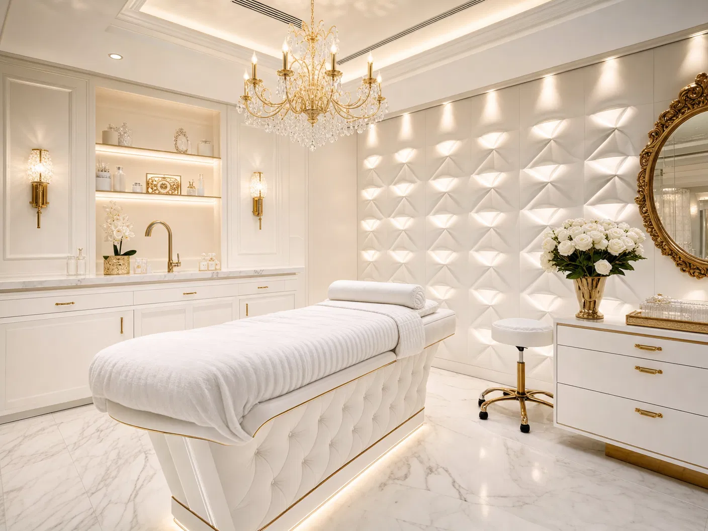 Luxury spa studio interior