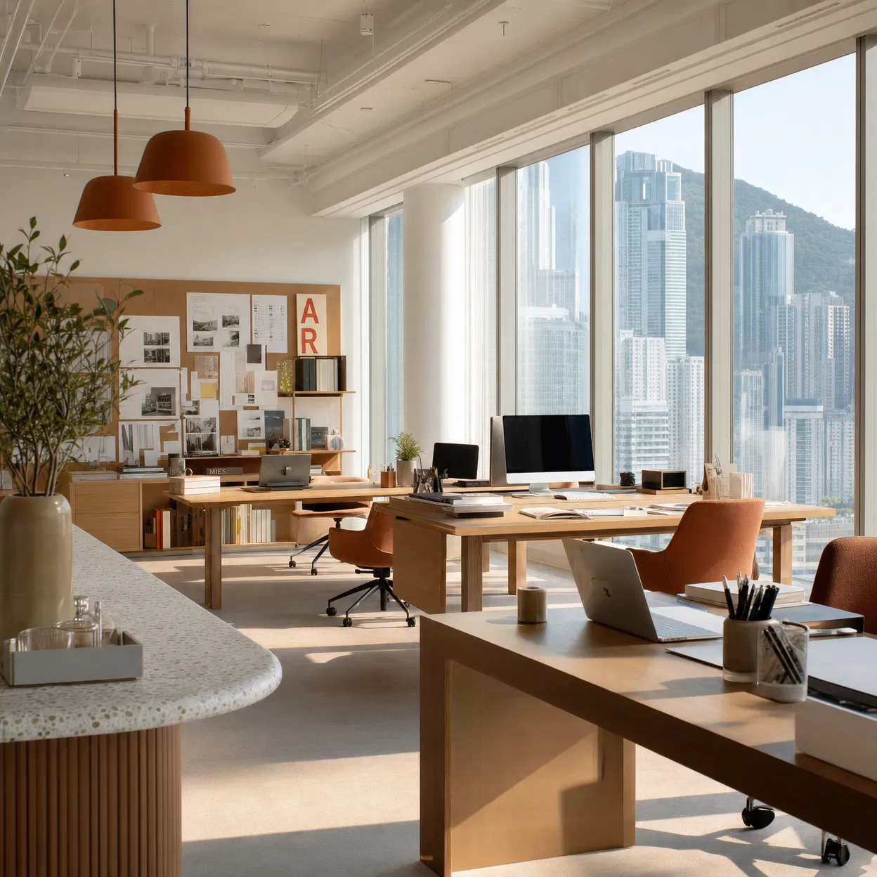 Modern Hong Kong office